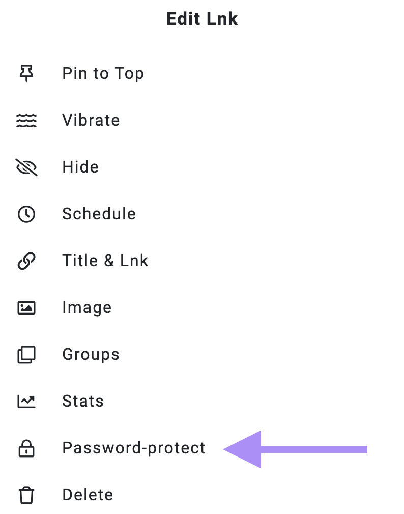 Password-protected Lnks 🔐