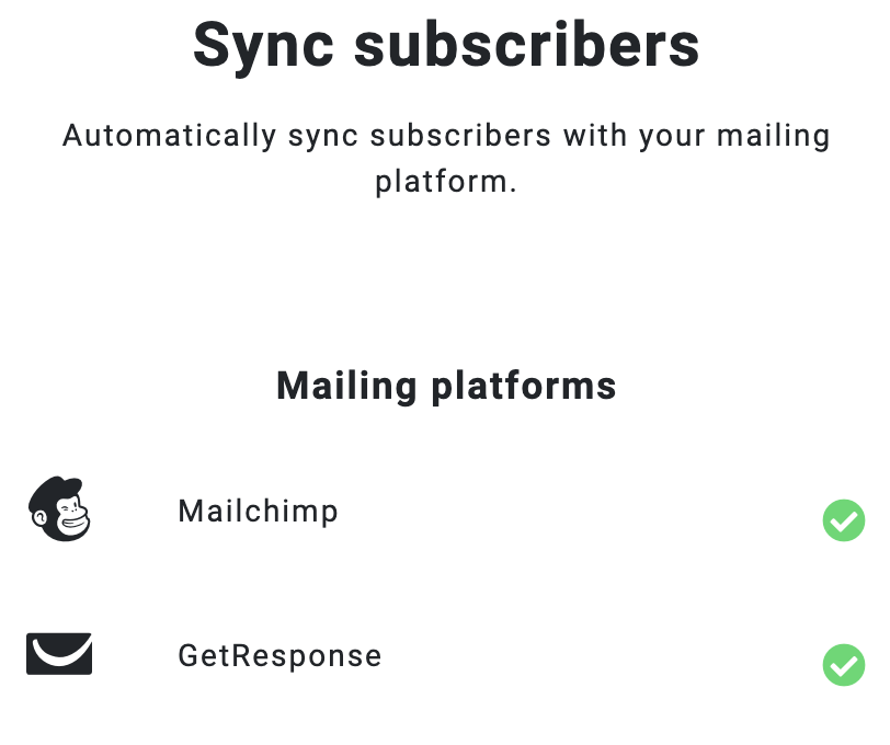 Easier Newsletter Management With Automated Integrations: Mailchimp & GetResponse 💌