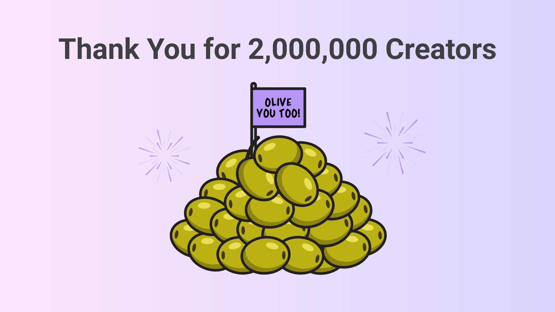 2 Million creators on Lnk.Bio 💜