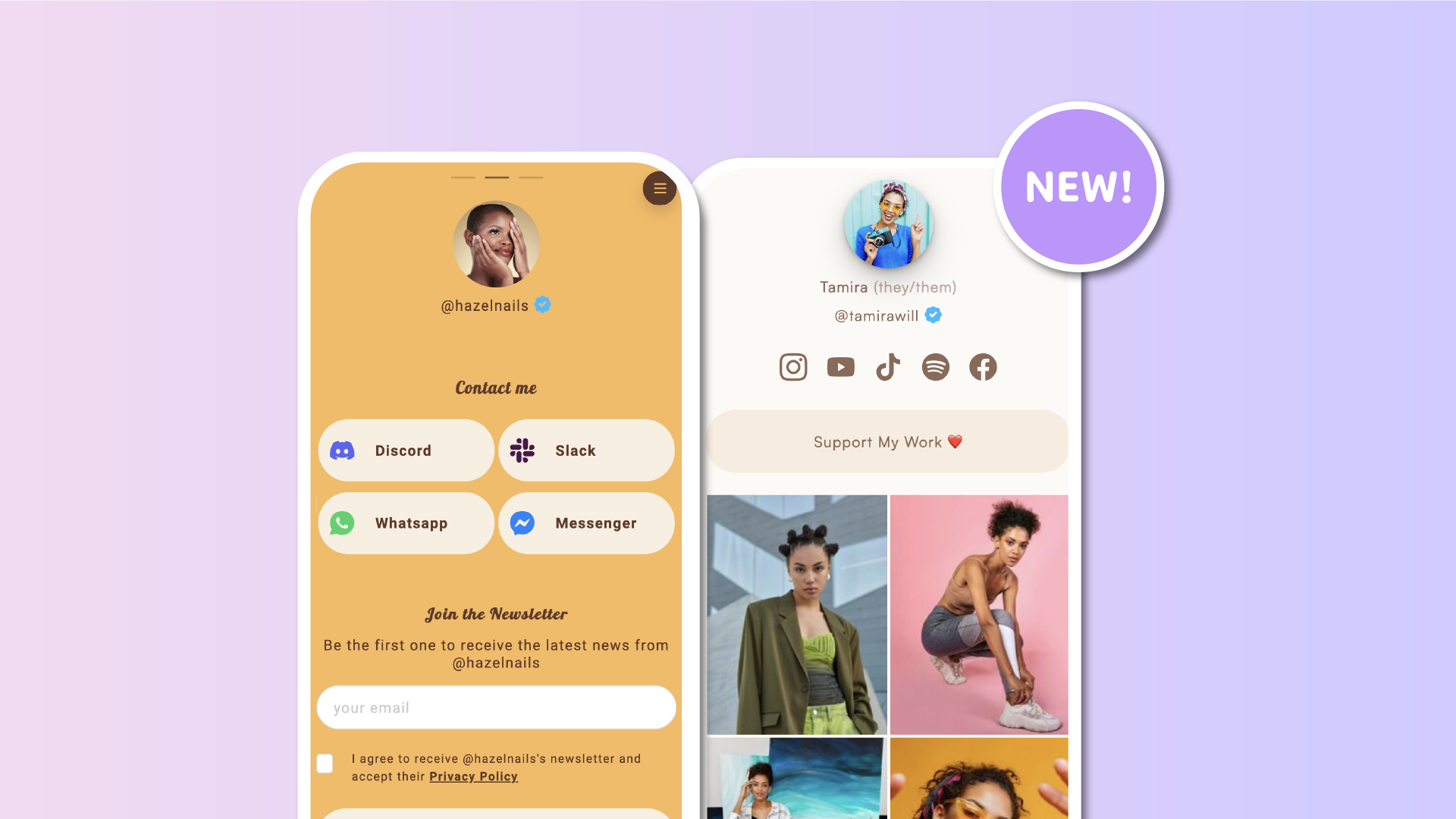 3 new Lnk layouts to make your page stand out