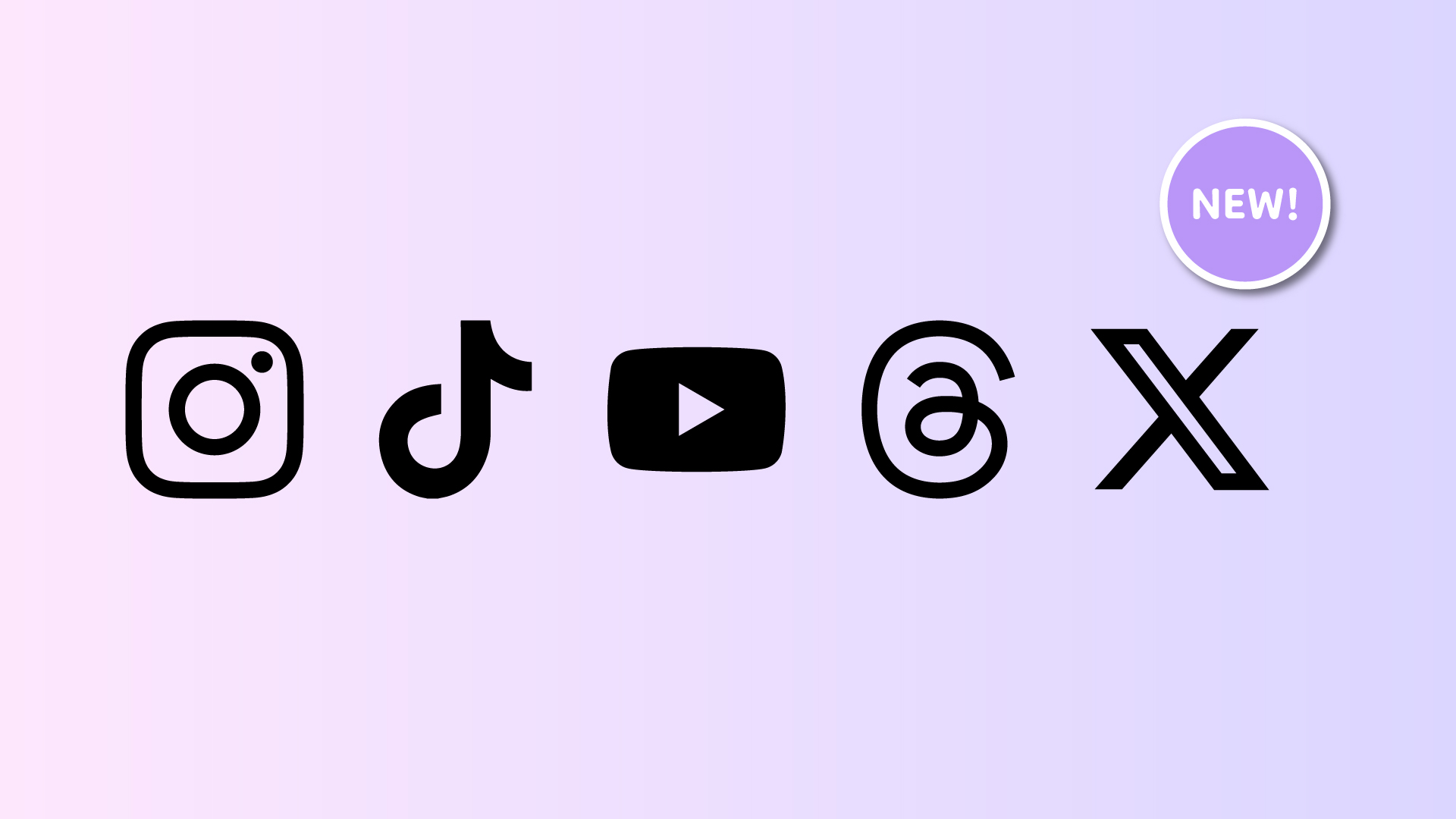 6 fresh icons now available for your Lnk.Bio page