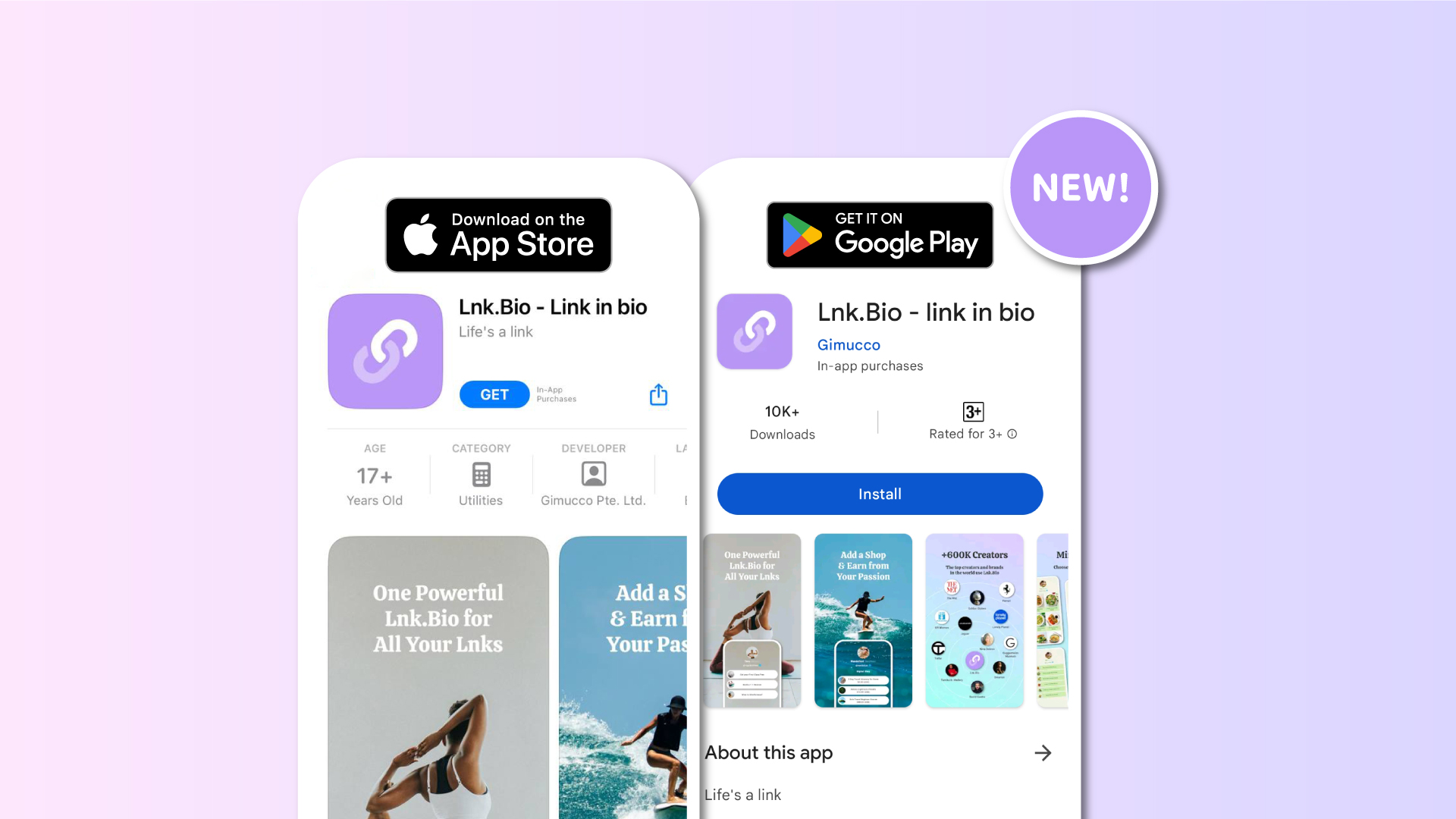 Lnk.Bio Mobile Apps update: iOS 1.9.6 and Android 1.6.2