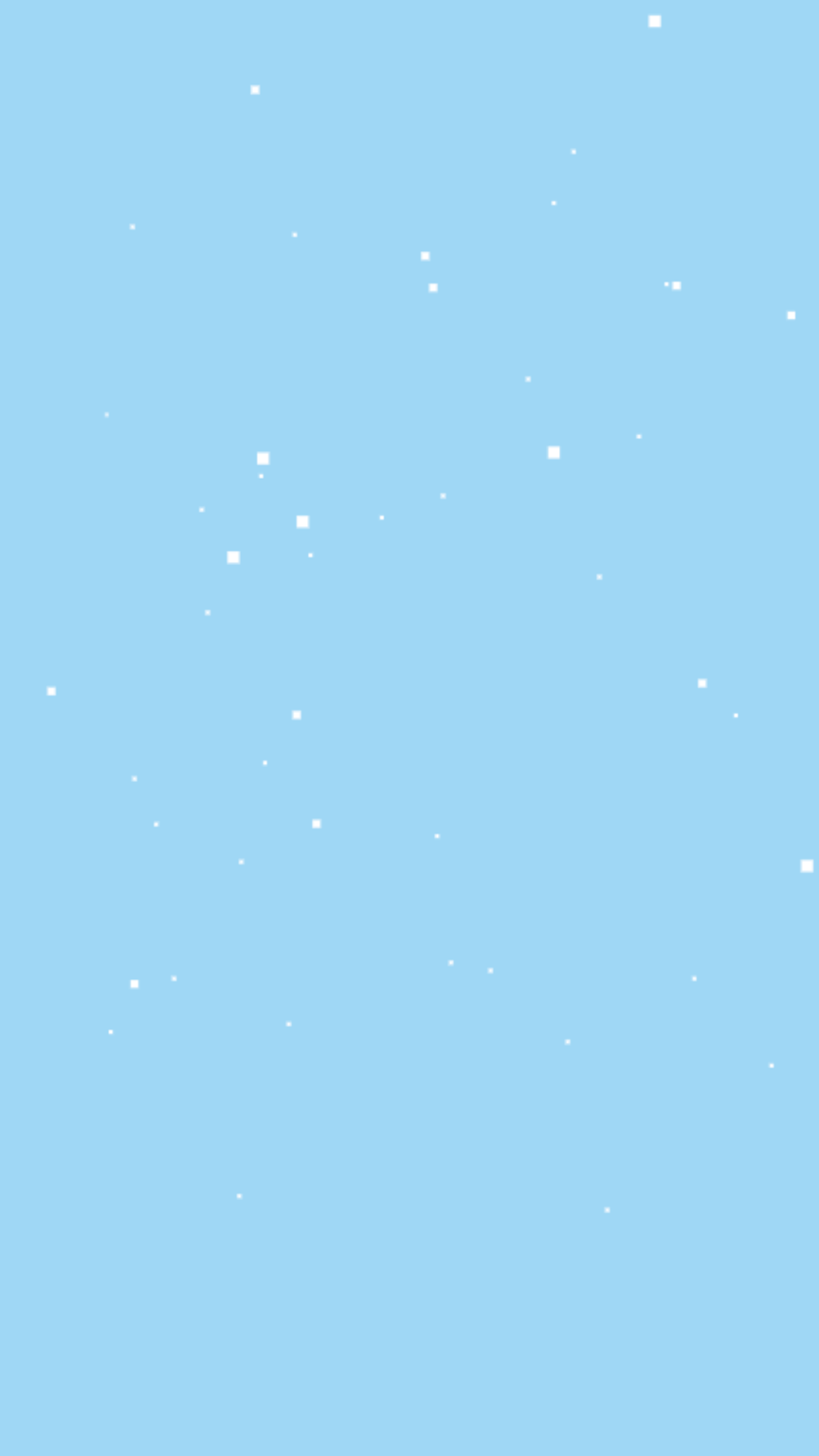 Animated 8-bit Snow: linkinbio template voor Lnk.Bio pagina's