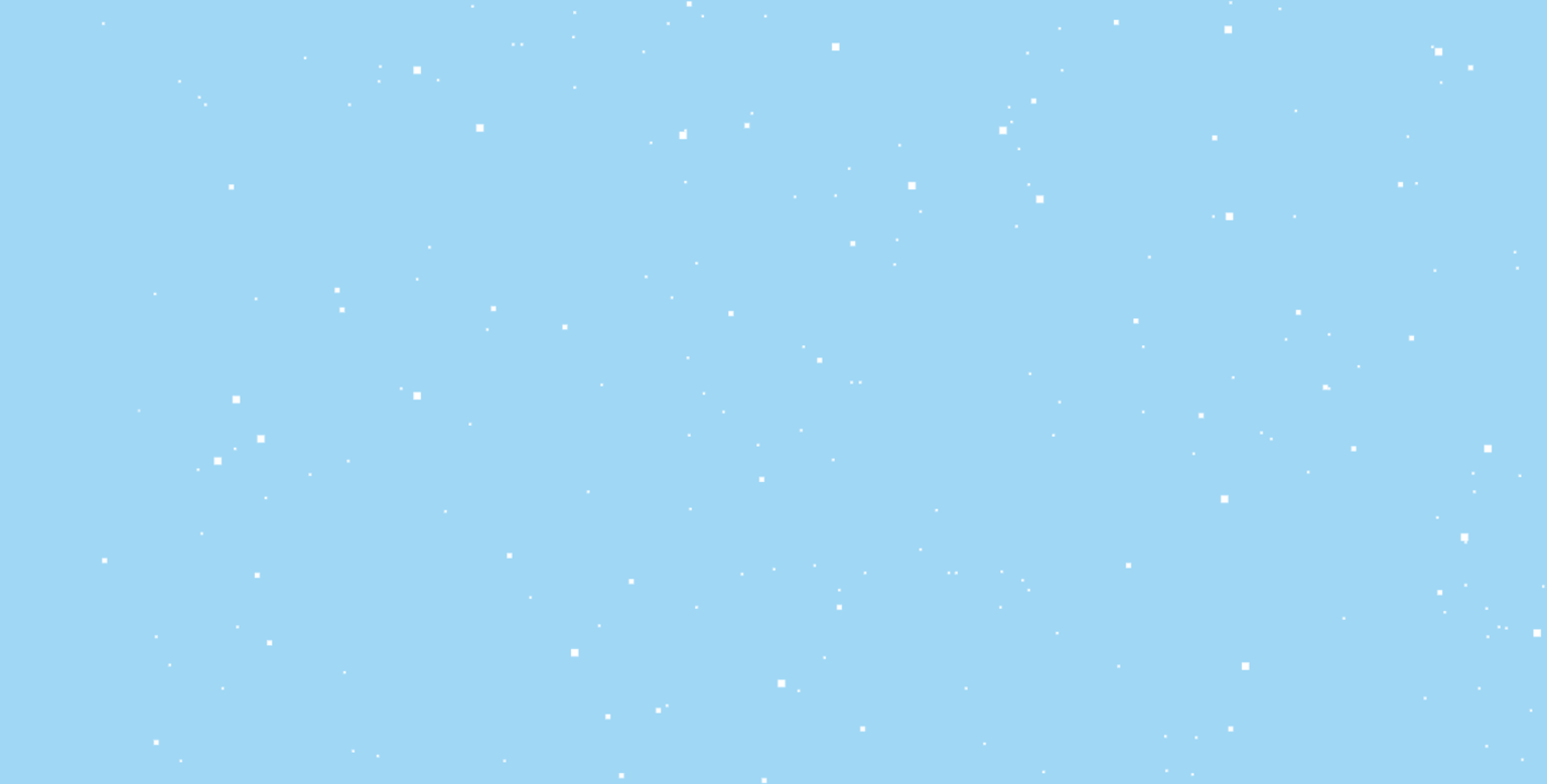 Animated 8-bit Snow