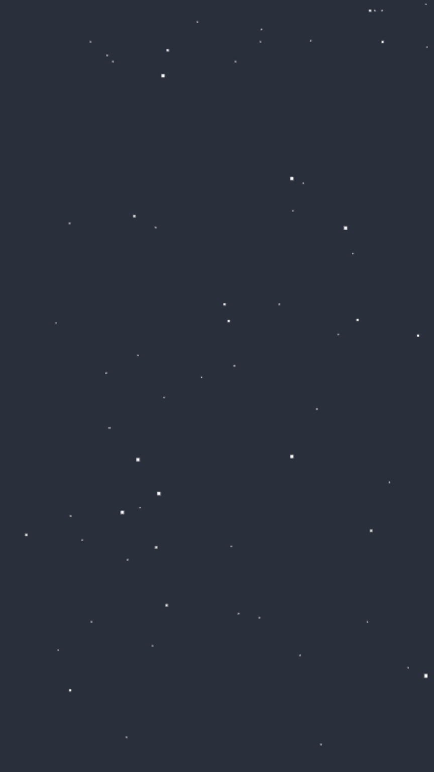 Animated Snowing Stars: linkinbio Template für Lnk.Bio-Seiten