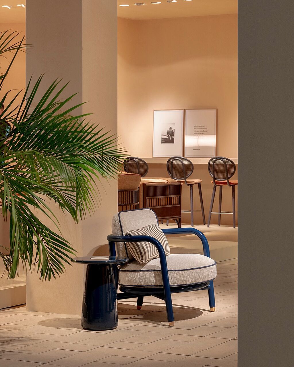 The Meridies armchair stepped into the spotlight: a piece that speaks softly, but with clarity 💙