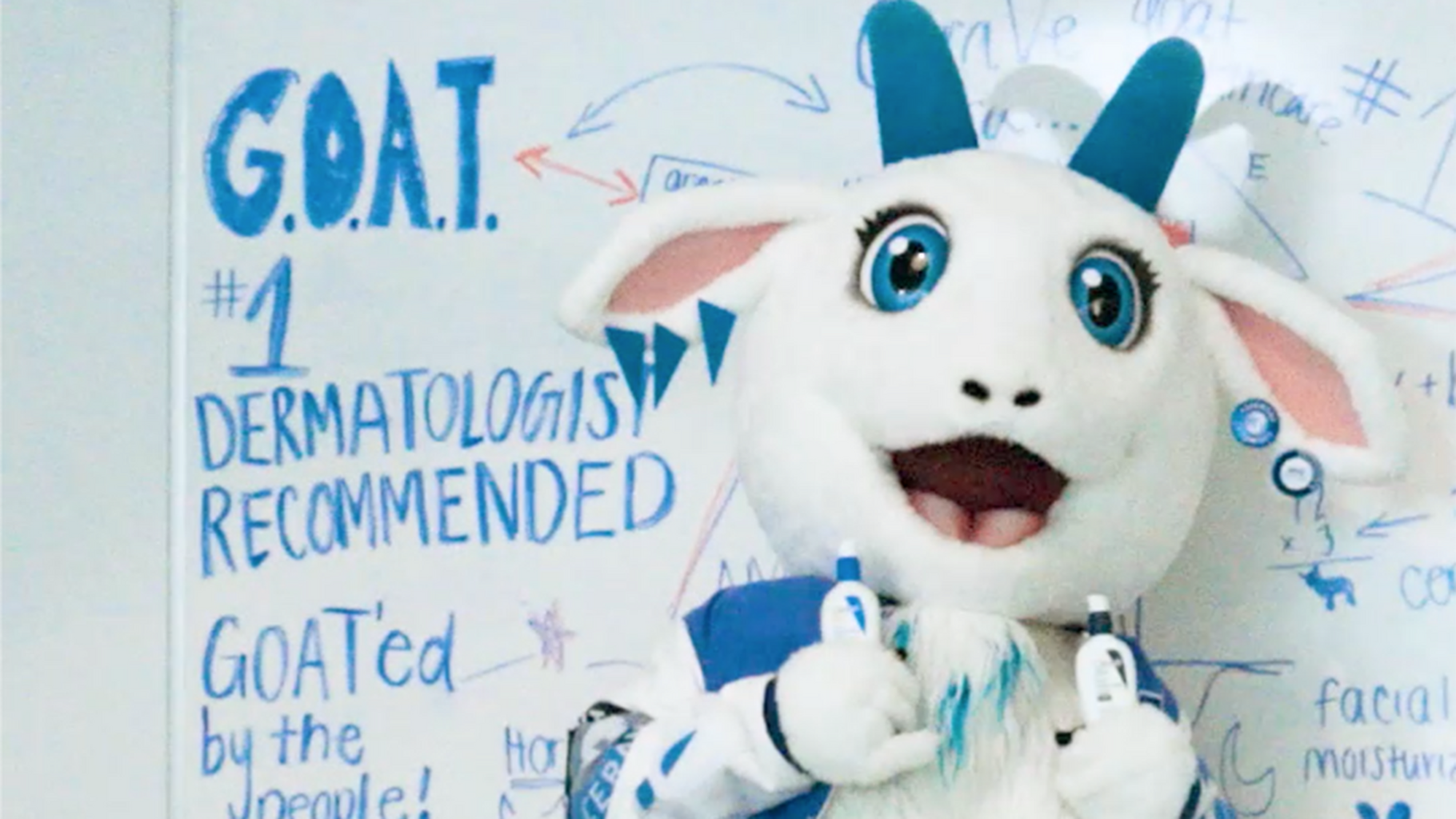 CeraVe introduces a goat mascot, Sarah V., in its latest social campaign