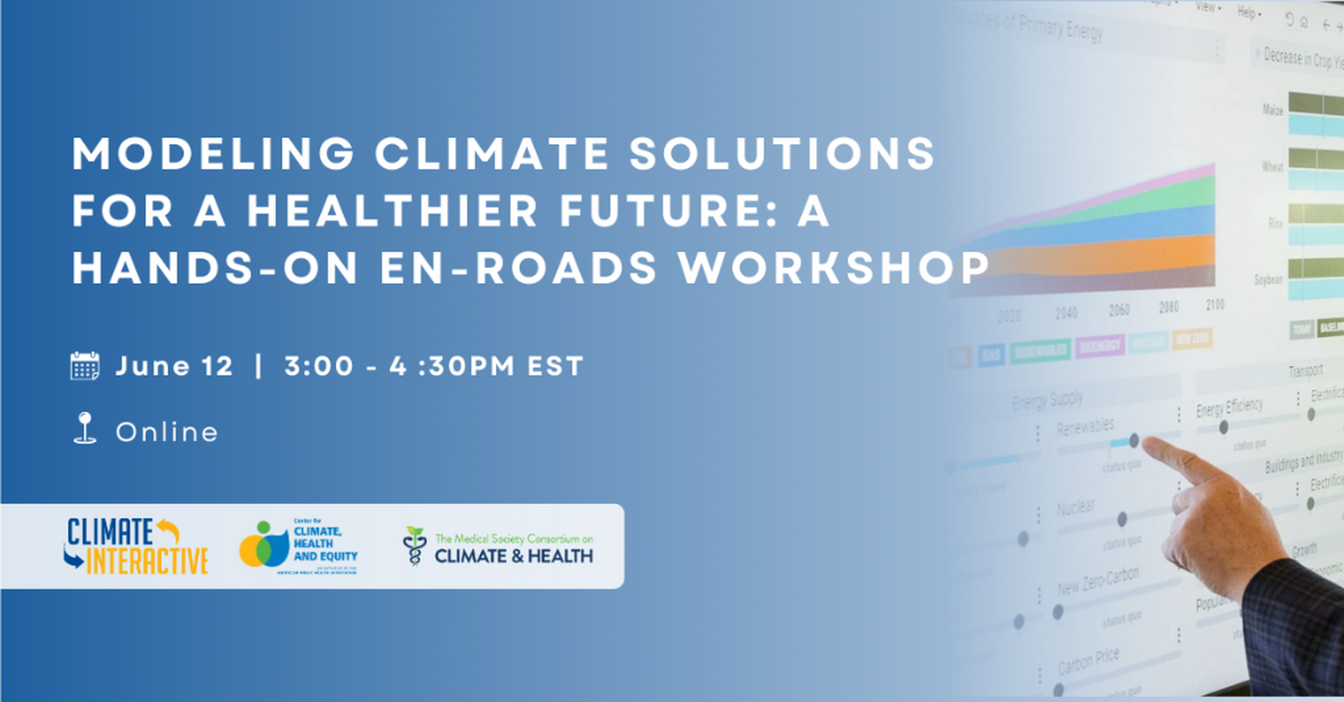 Webinar - Modeling Climate Solutions for a Healthier Future