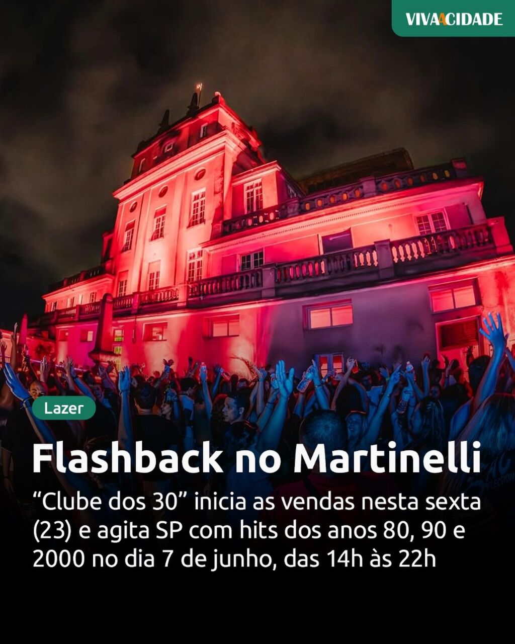 Flashback no Martinelli