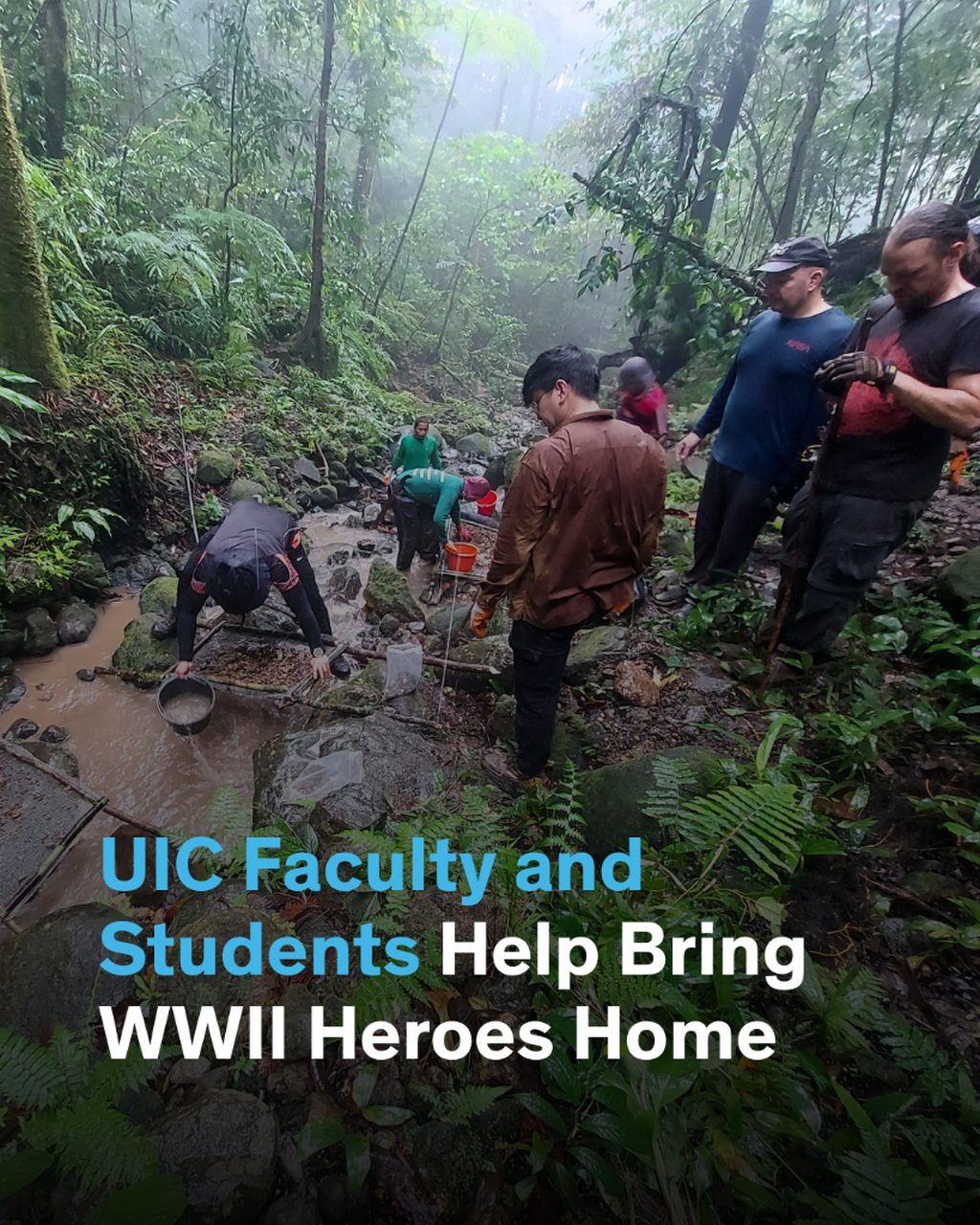 UIC Faculty and Students Help Bring  WWII Heroes Home
