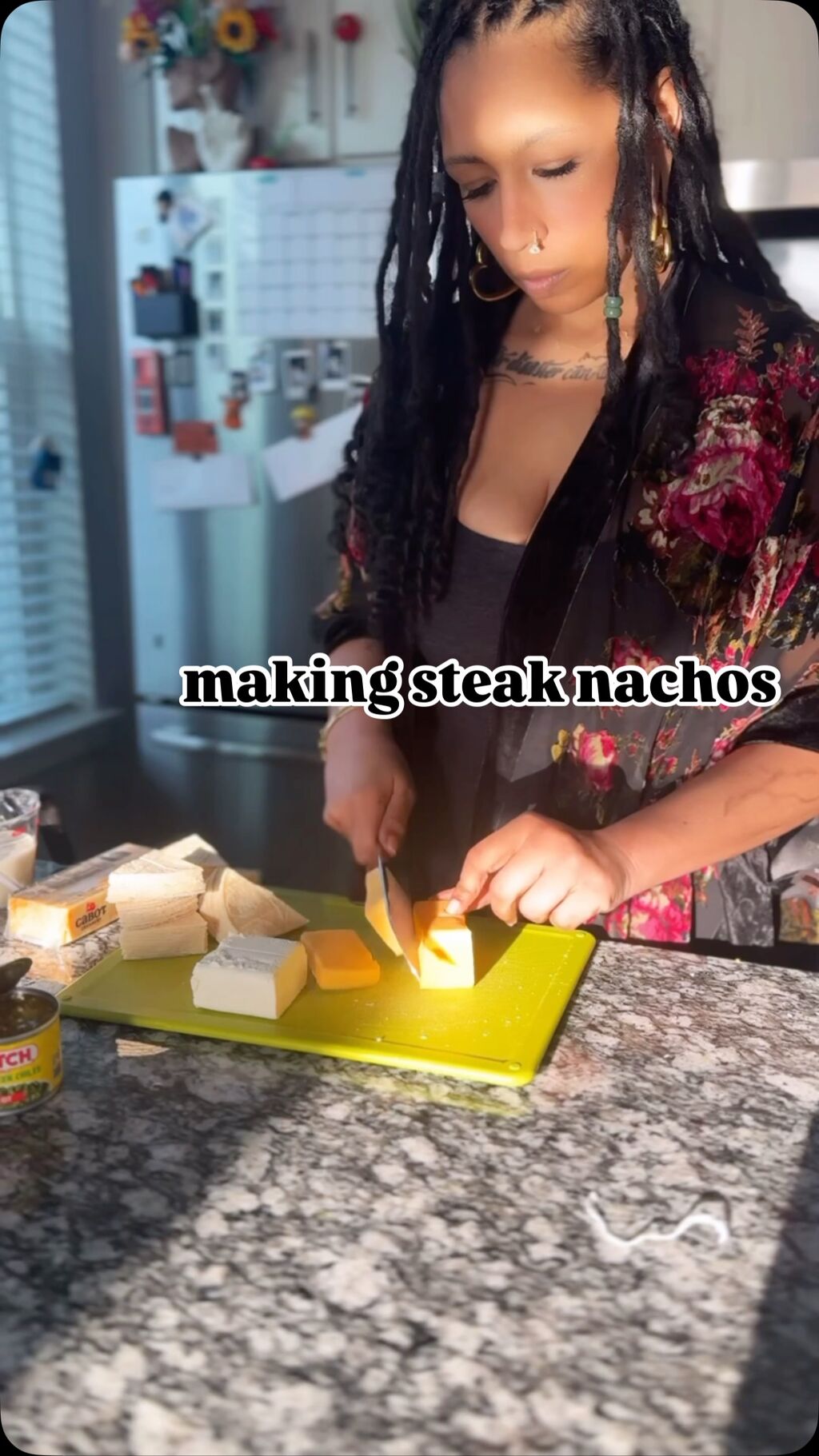 Making Steak Nachos