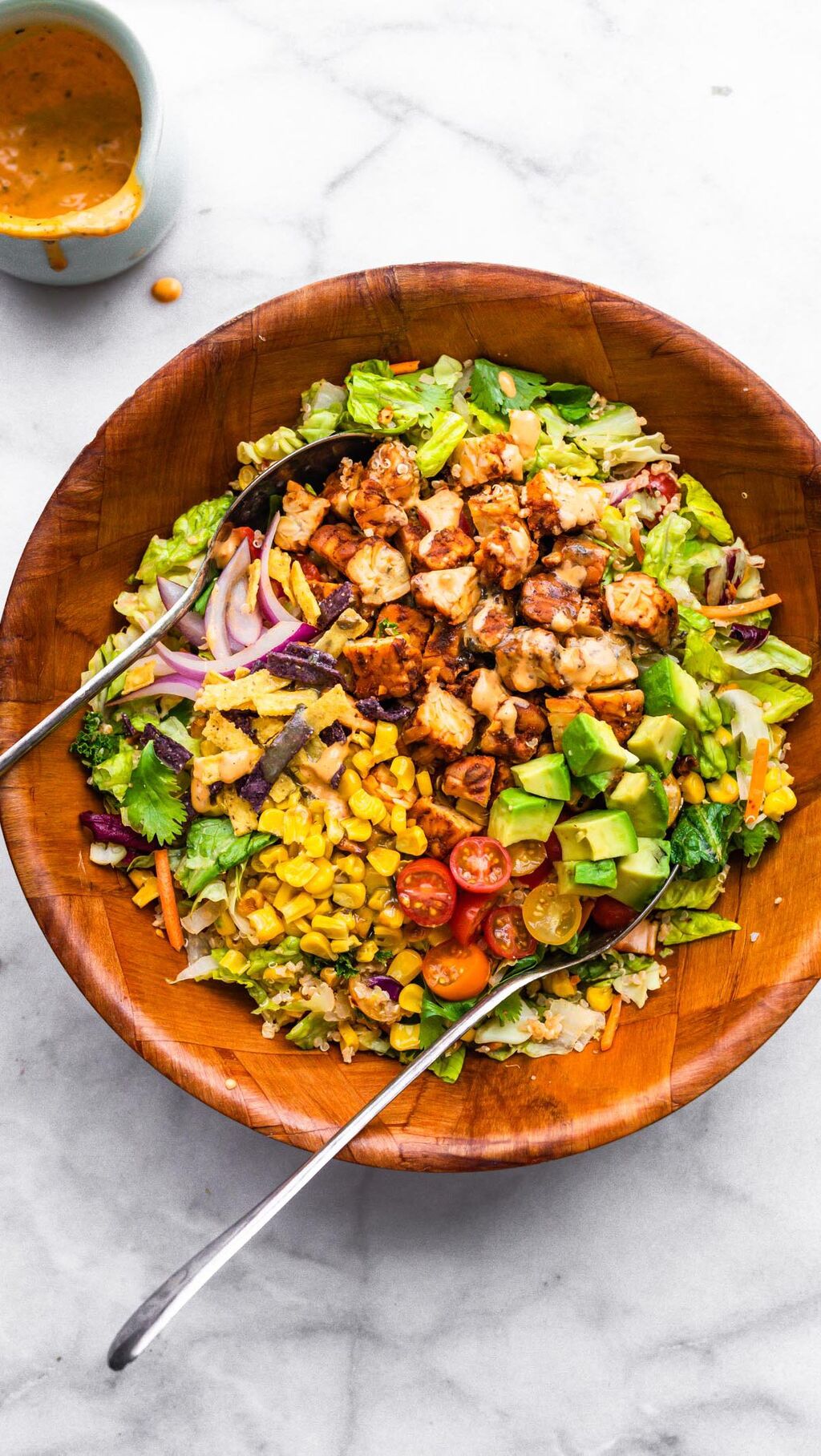 BBQ Tempeh Quinoa Salad 