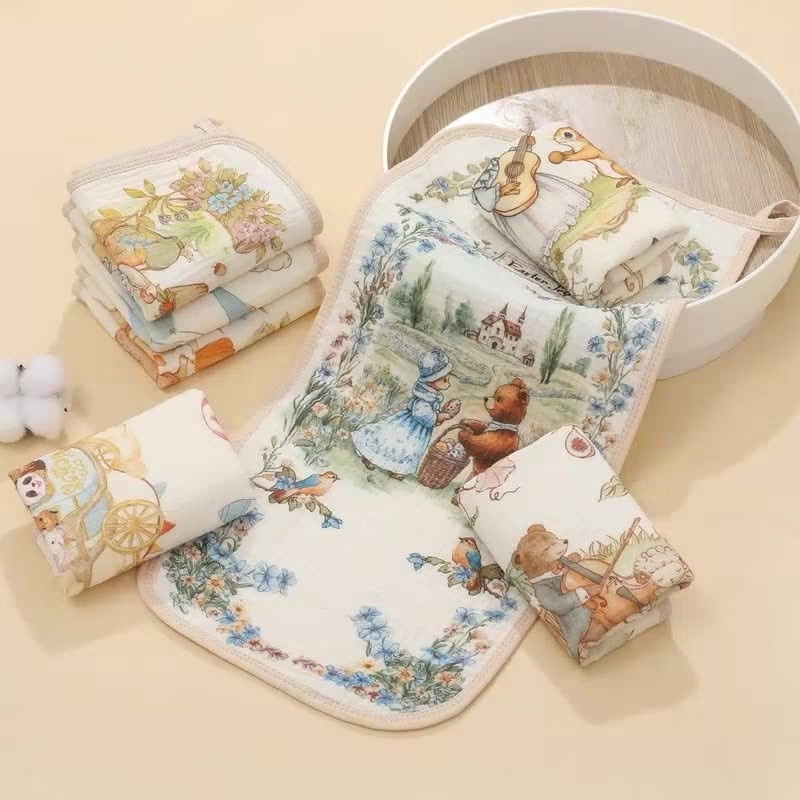Muslin Towel &mdash; Back towel, burp cloth, face towel