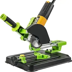 Upgraded Angle Grinder Stand Sliding DIY Cutter Support Aluminum Bracket Holder iron base Suitable