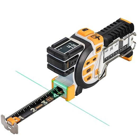 Tomahawk Digital Tape Measure - Professional Accurate Measuring Tool
