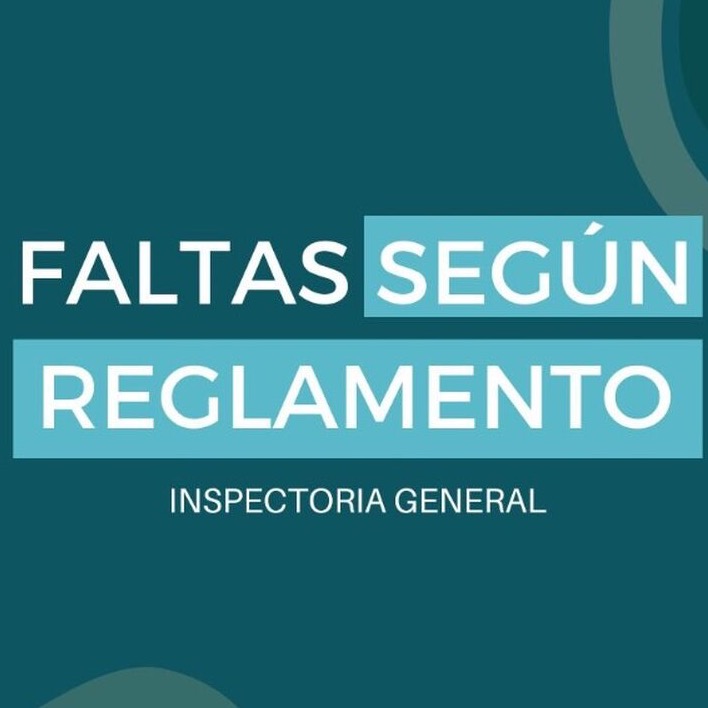 Faltas seg&uacute;n reglamento
