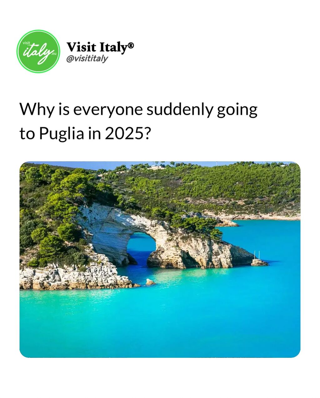 Why is everyone suddenly going to Puglia this year?