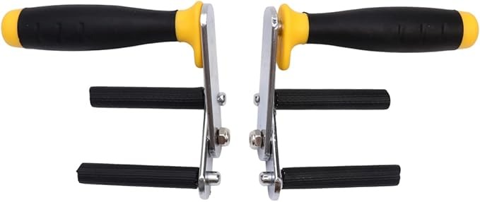 1 Pair Gypsum Board Lifter Multi-Function Ceramic Tile Carrying Tool Glass Handling Aid Lightweight Safe Durable Random Color
