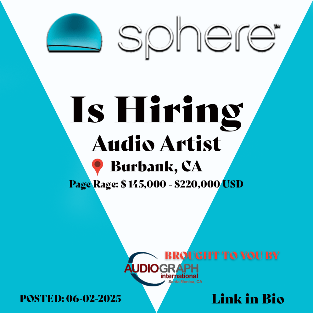 Sphere Audio Artist Position