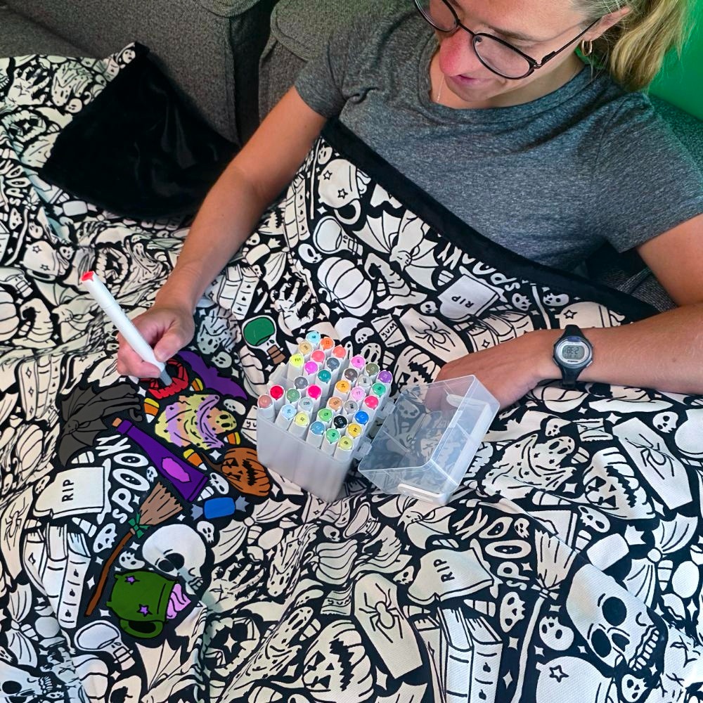 Shop the ORIGINAL Coloring Blankets!