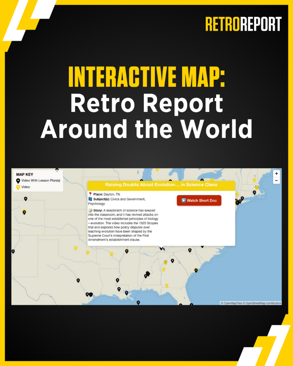 Interactive Map: Retro Report Around the World