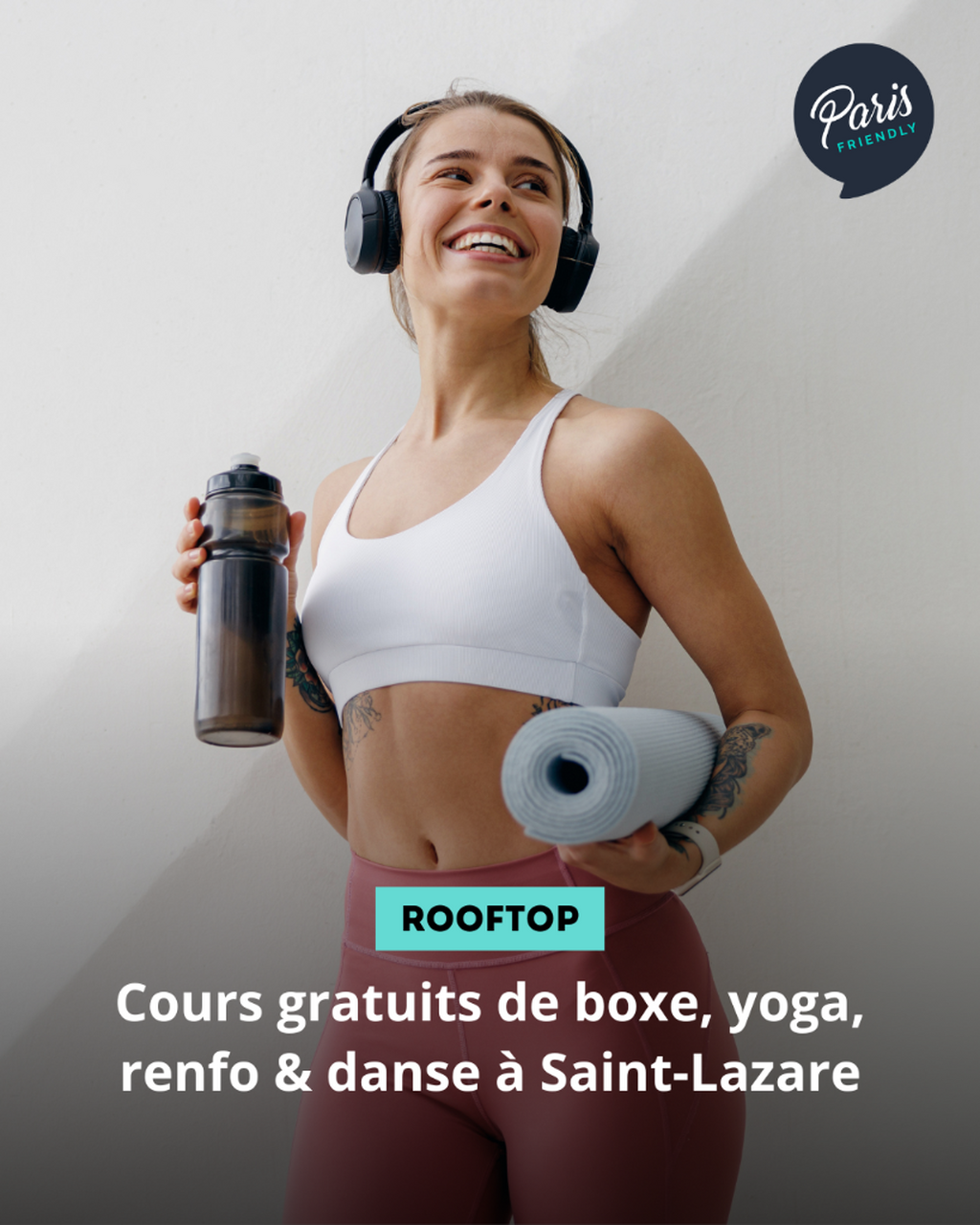 Cours gratuits de boxe, yoga, renfo & danse &agrave; Saint-Lazare