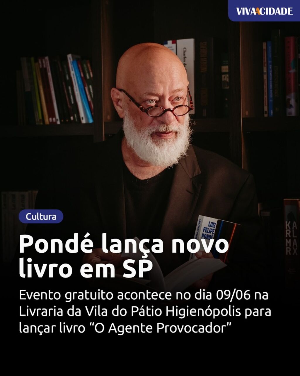 Pond&eacute; lan&ccedil;a novo livro em SP