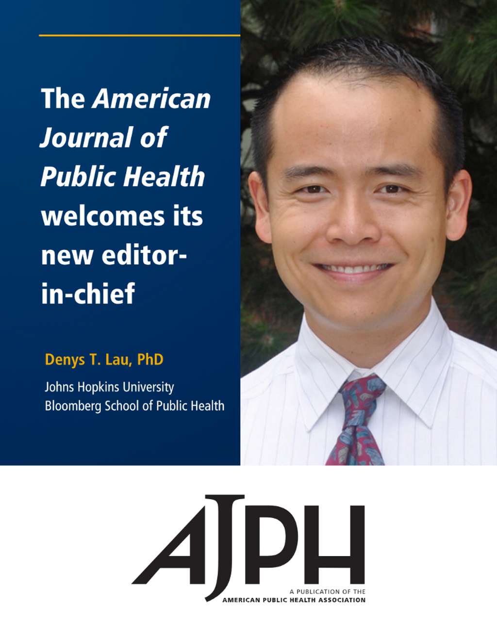 AJPH New Editor-in-chief
