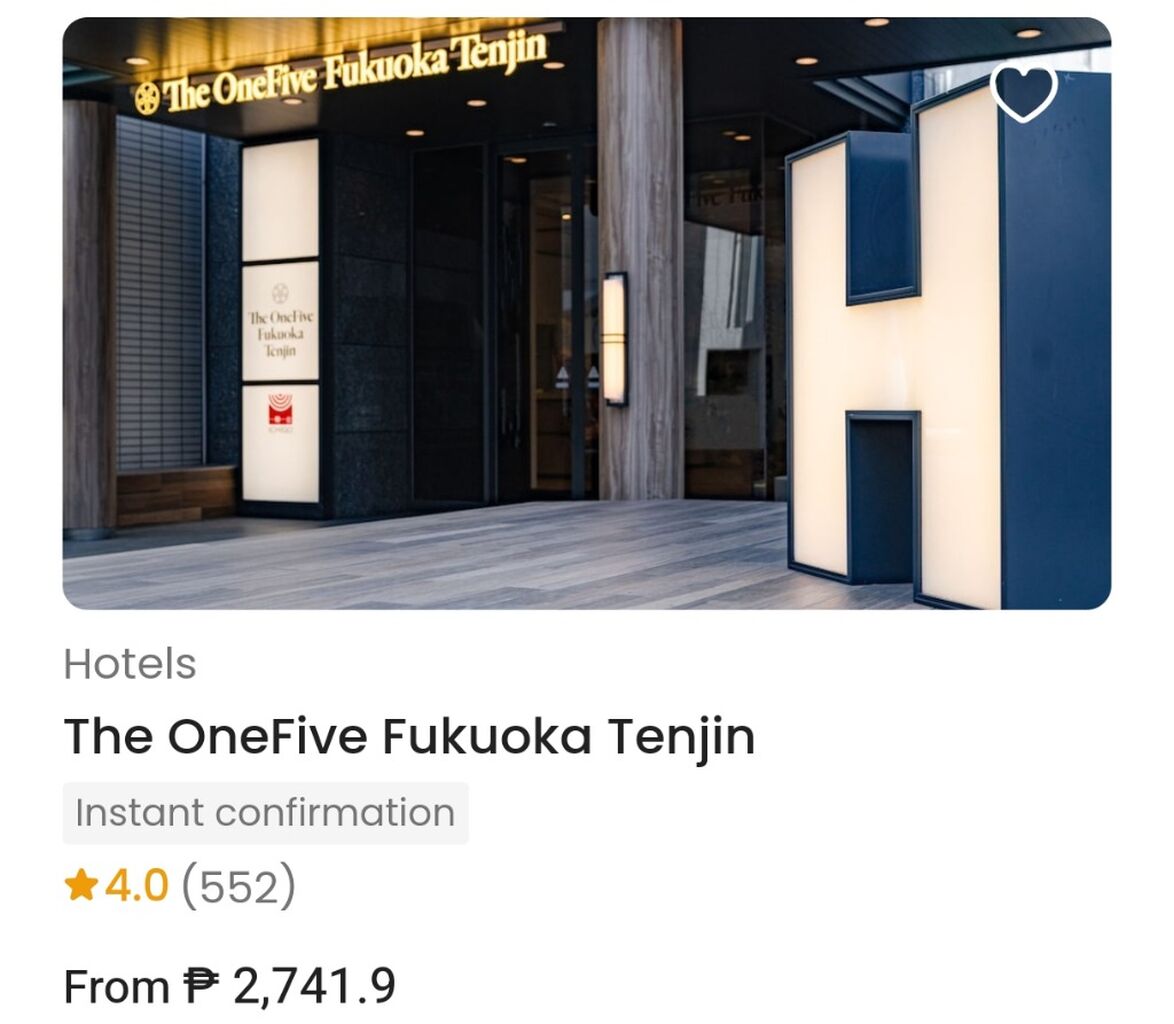 The OneFive Fukuoka Tenjin [FUKUOKA]