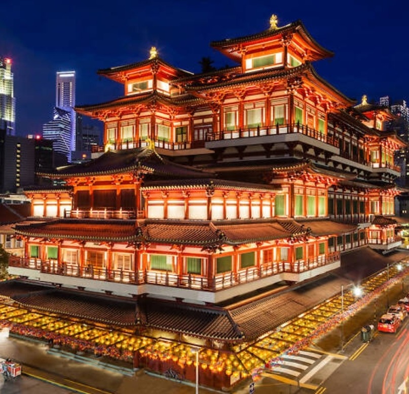 Singapore Temples Tour (Thian Hock Keng Temple & more)with Free eSIM