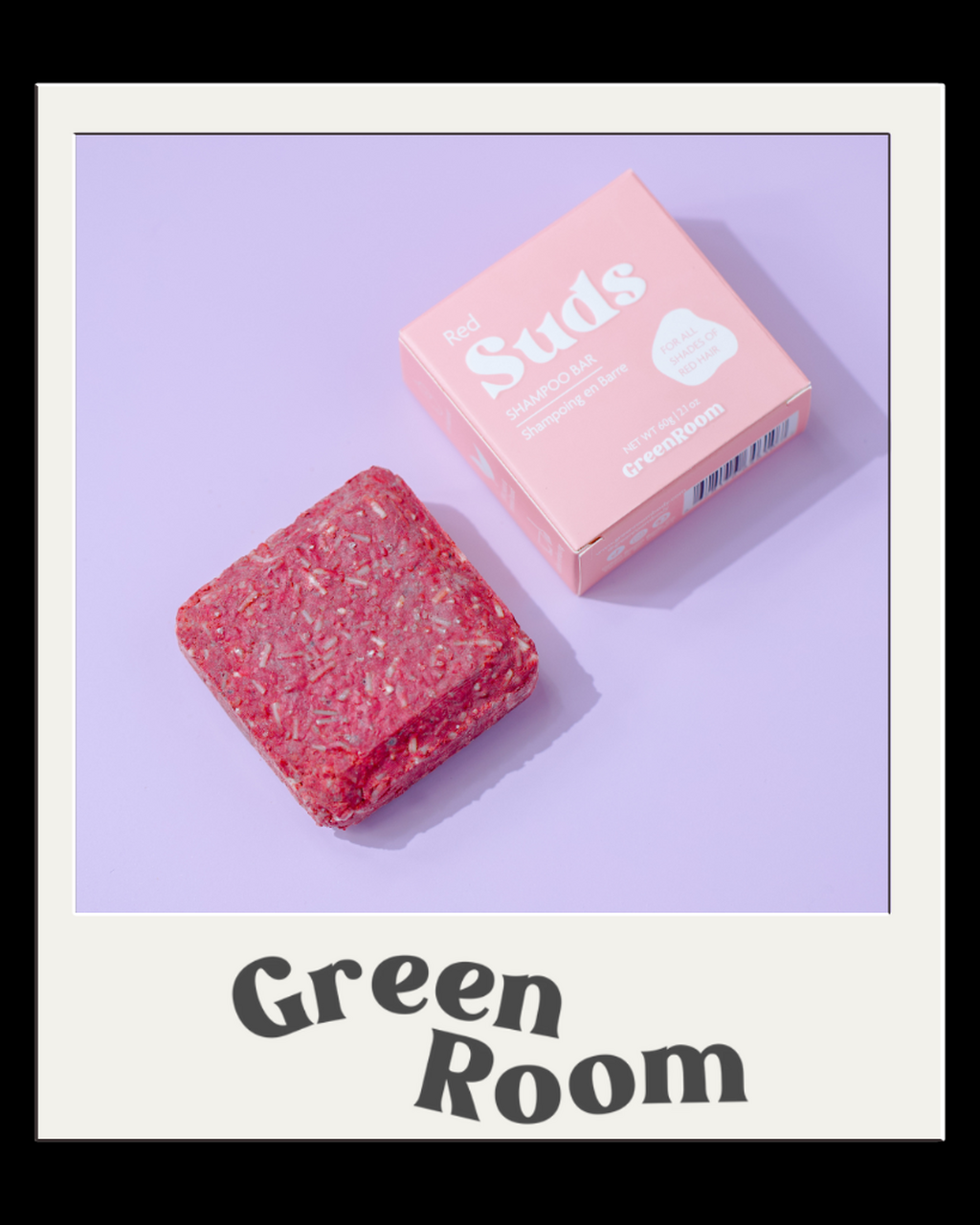 Green Room, zero-waste, colour-correcting shampoo and conditioner bars, cellulose acetate claw clips 