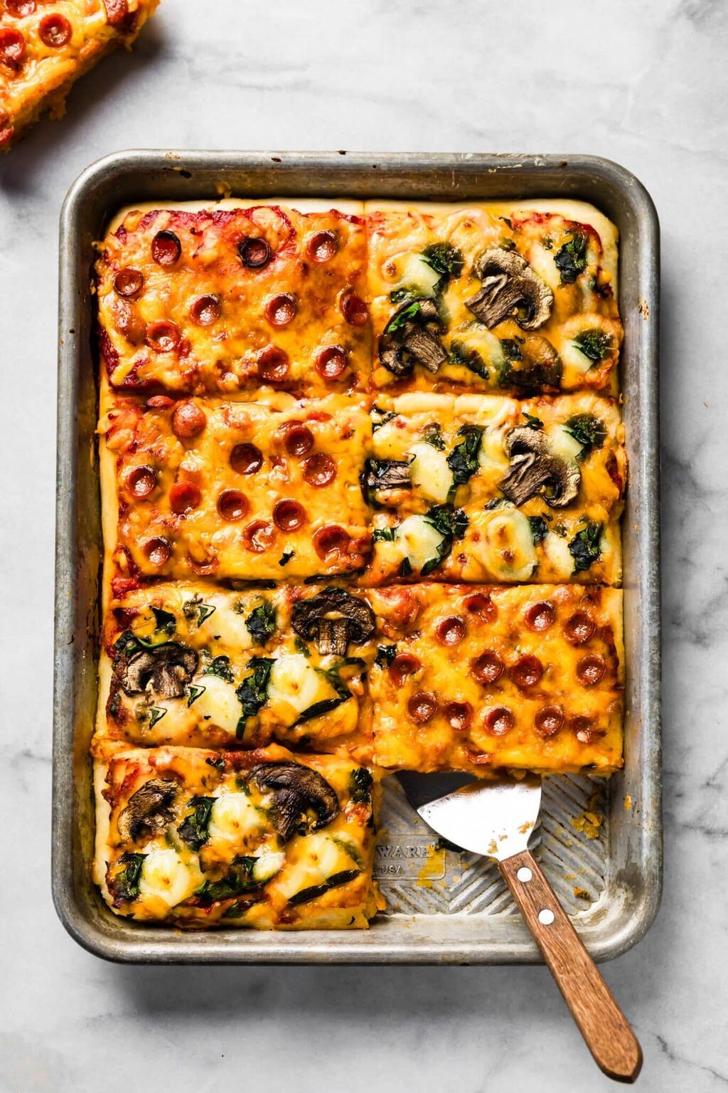 Easiest Gluten-Free Sheet Pan Pizza - Cotter Crunch