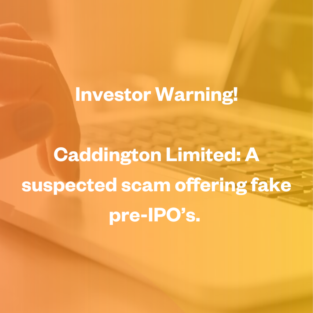 Caddington warning