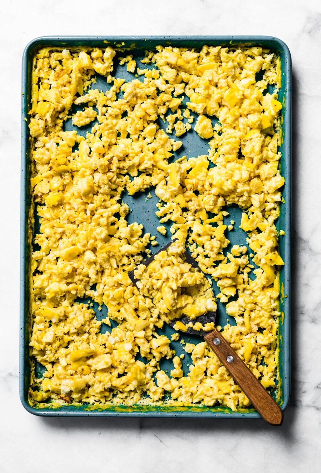 Easy Oven Baked Scrambled Eggs
