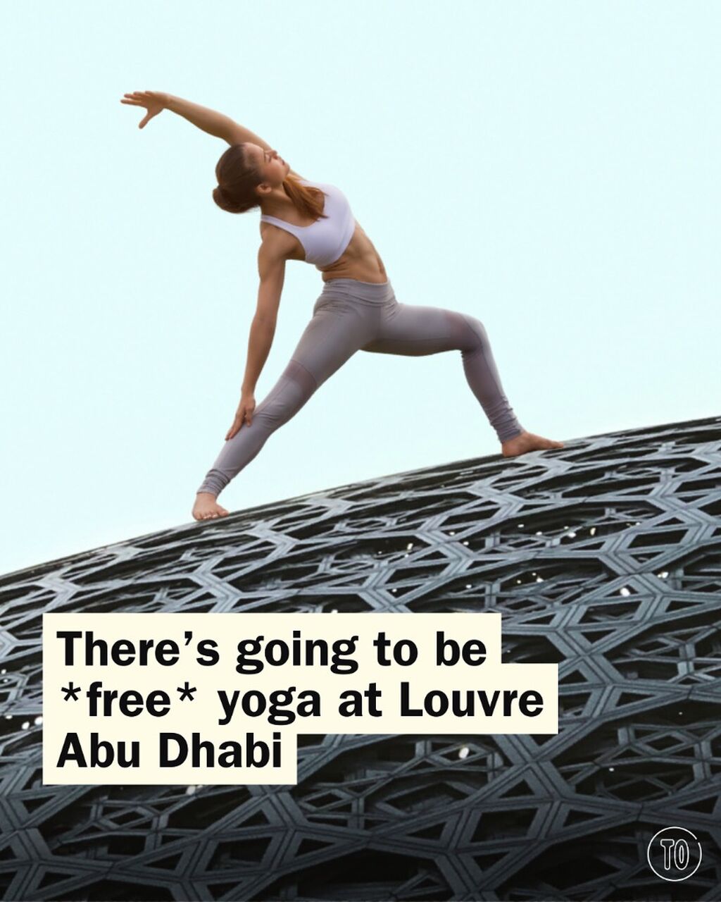 There&rsquo;s going to be *free* yoga at Louvre Abu Dhabi