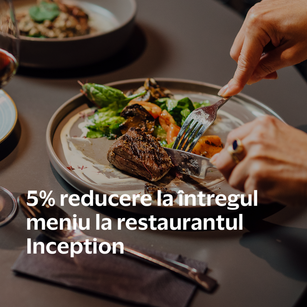 Petreceți seara cu eleganță la restaurantul Inception cu Visa