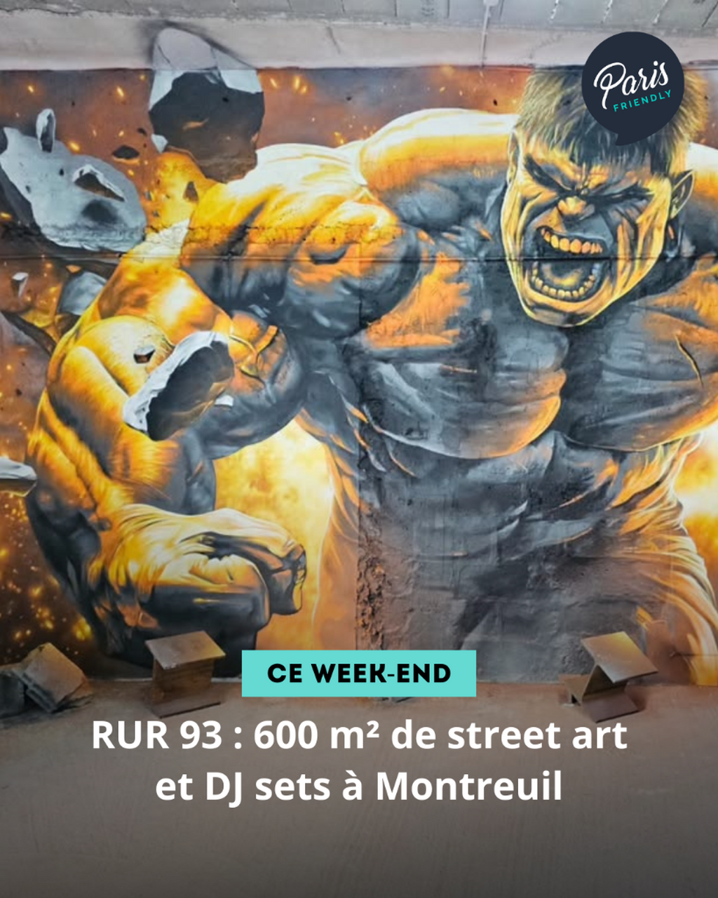 RUR 93 : 600 m&sup2; de street art et DJ sets &agrave; Montreuil