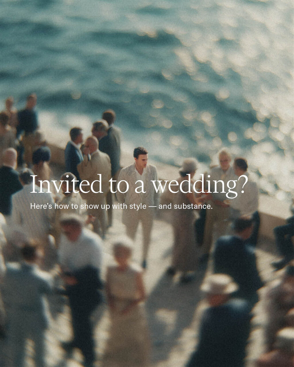 How to Survive the Wedding Reception