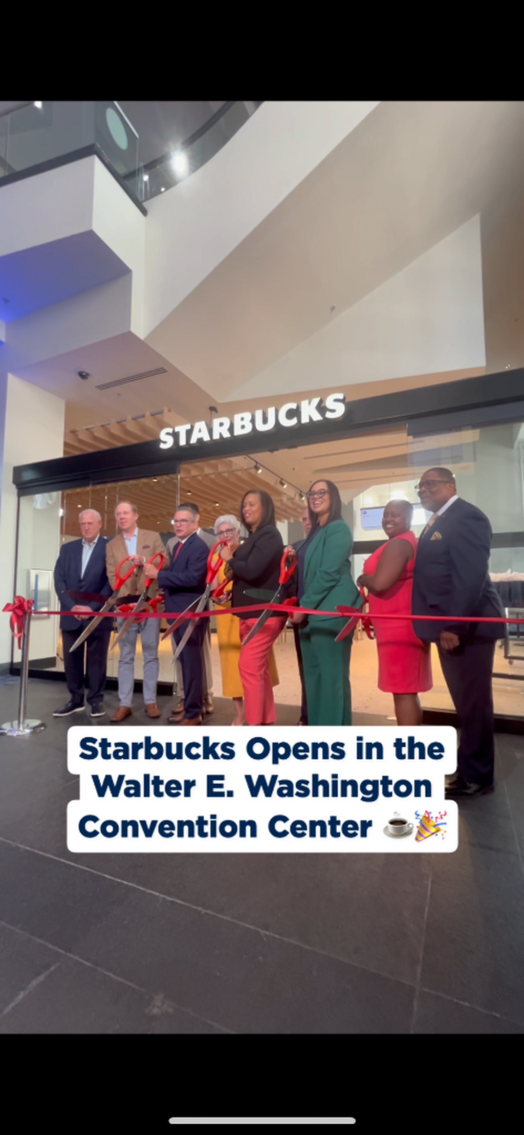 Starbucks Ribbon Cutting
