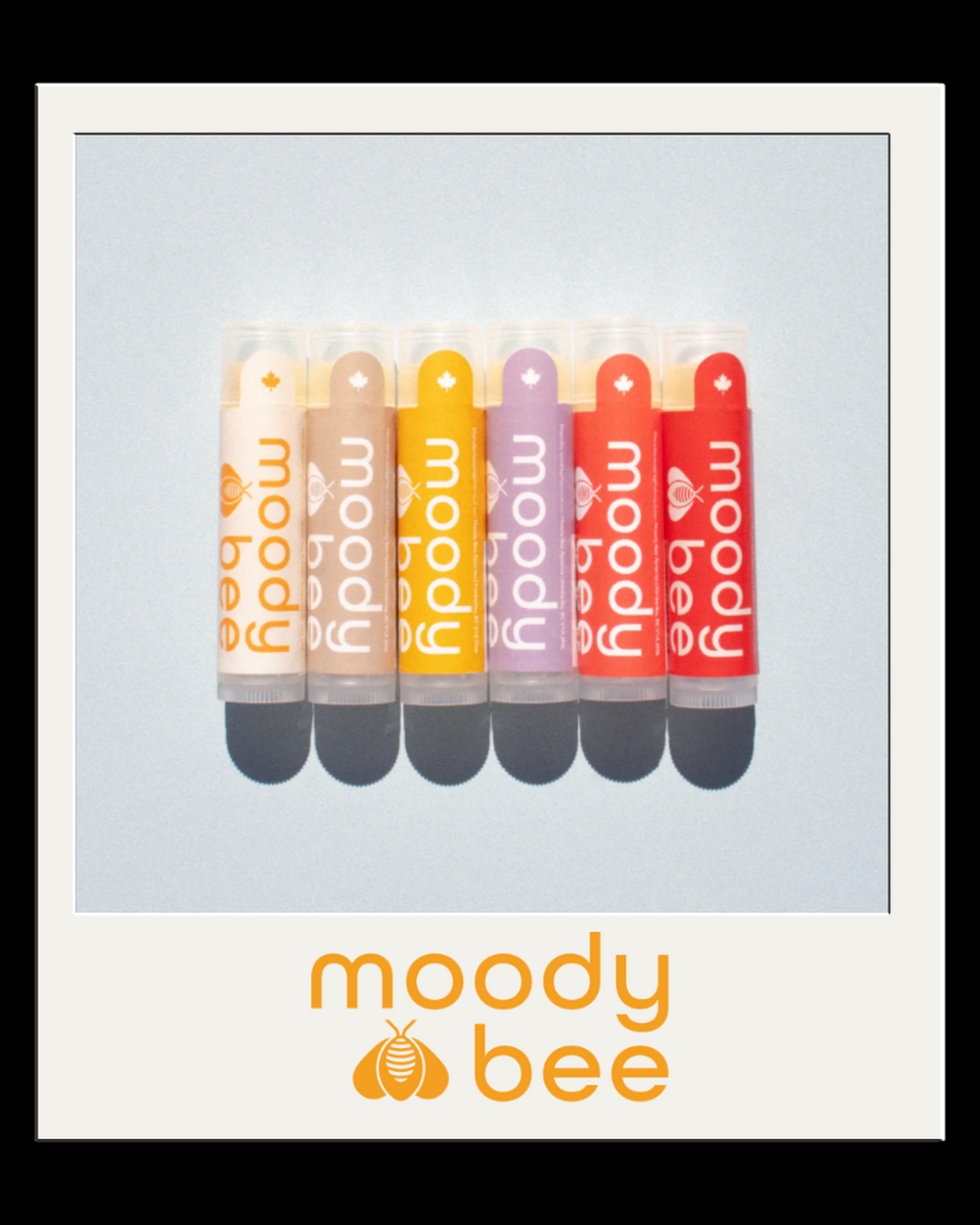 Moody Bee Lip Balm raw Canadian beeswax 