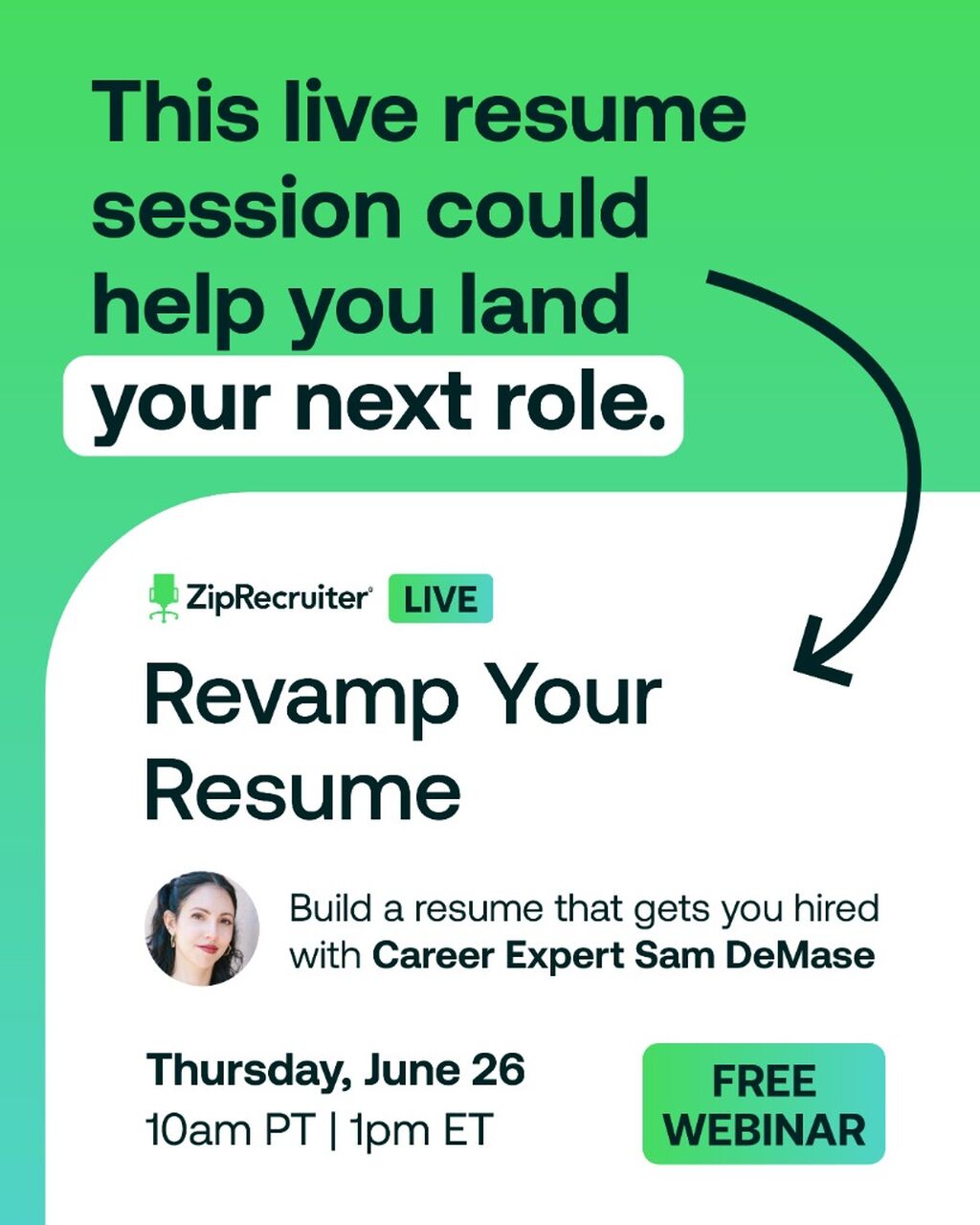 ZipRecruiter Live: Revamp Your Resume