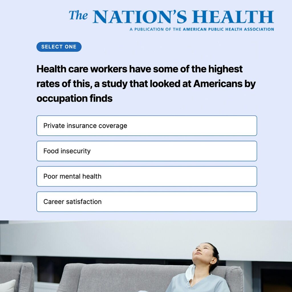The Nation's Health News Quiz