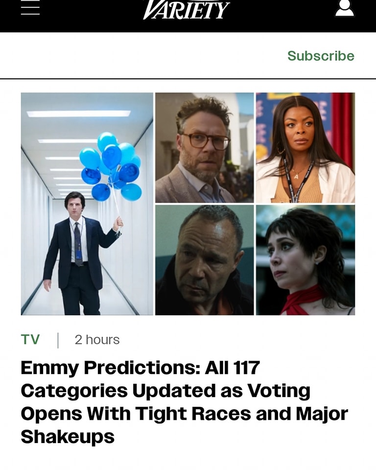 Emmy Predictions: All 117 Categories Updated as Voting Opens With Tight Races and Major Shakeups