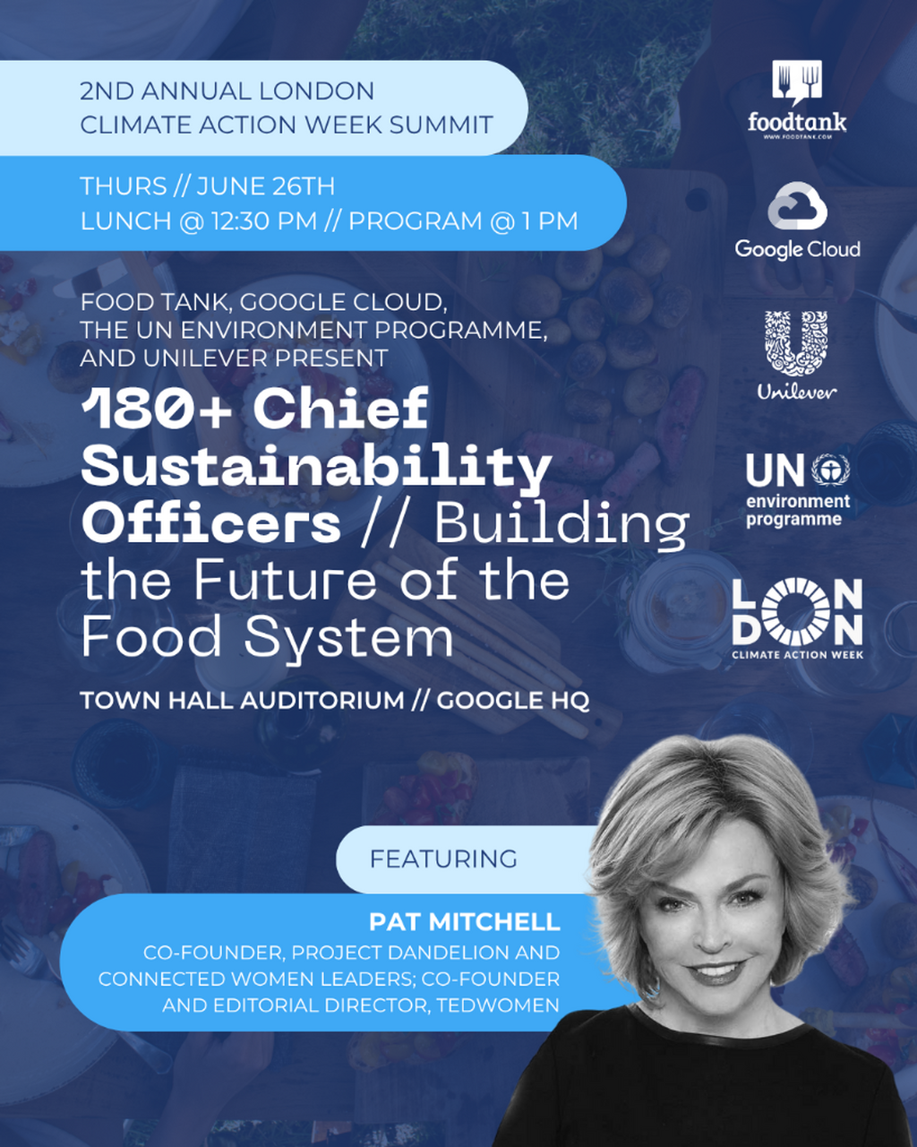 SOLD OUT. Food Tank Summit during London Climate Action Week 2025