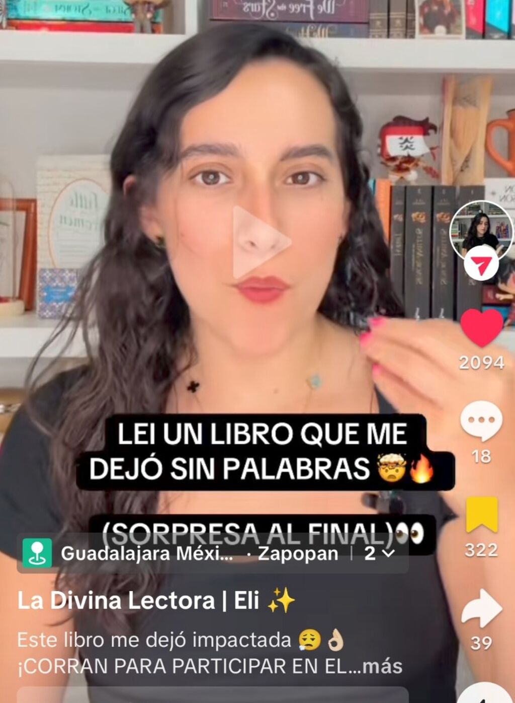 Rese&ntilde;a en Tik Tok
