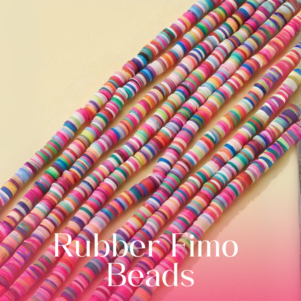 Rubber Fimo Beads