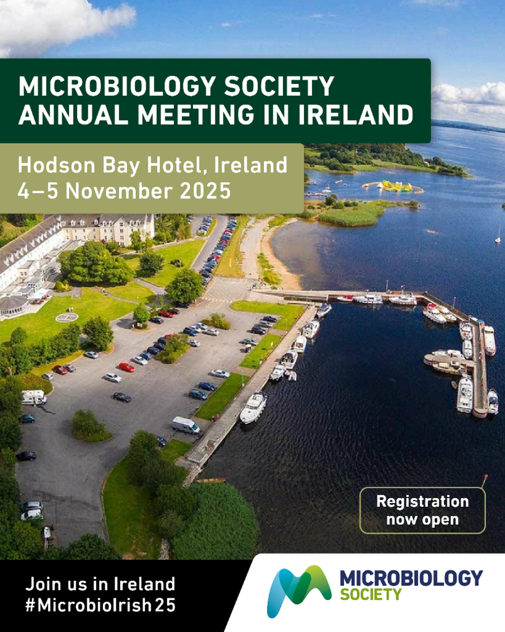 Microbiology Society Annual Meeting in Ireland. Registration open.