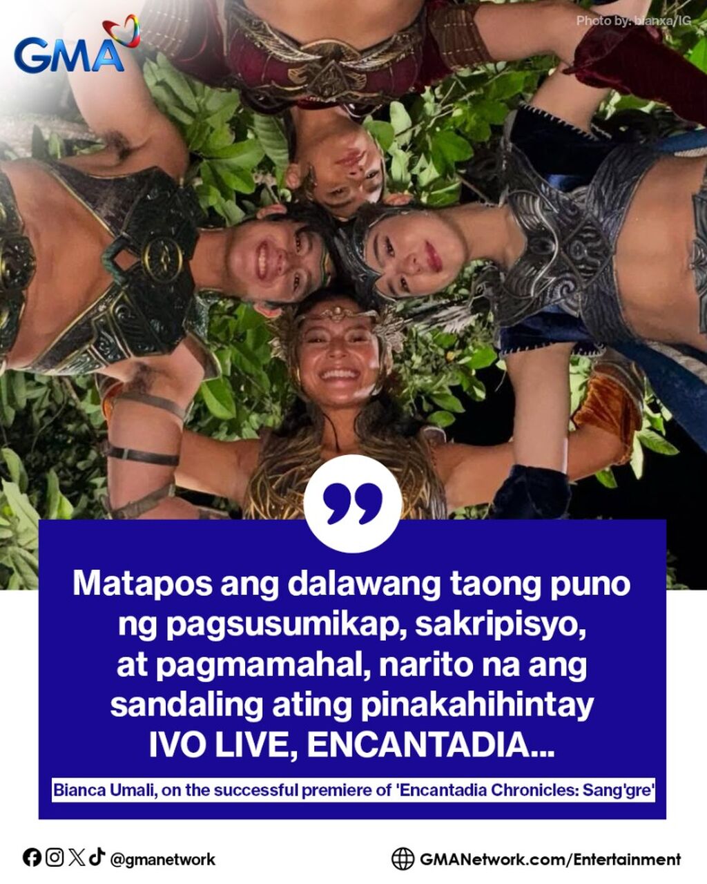 Bianca Umali, may appreciation post sa premiere ng 'Encantadia Chronicles: Sang'gre'