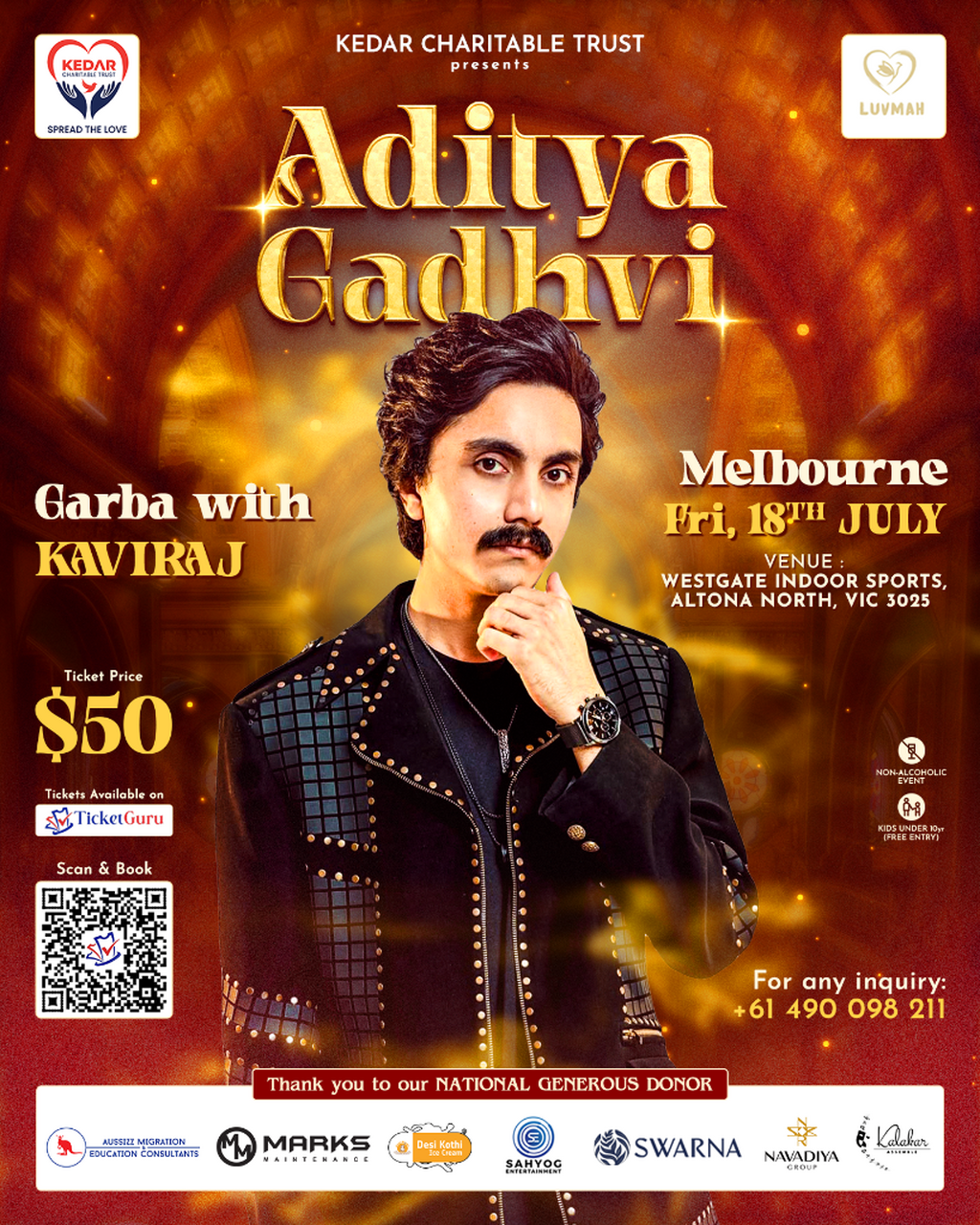 MELBOURNE - ADITYA GADHVI - 18 JULY