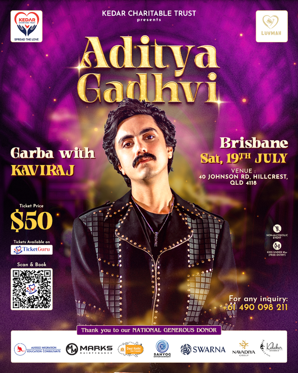 BRISBANE - ADITYA GADHVI - 19 JULY 